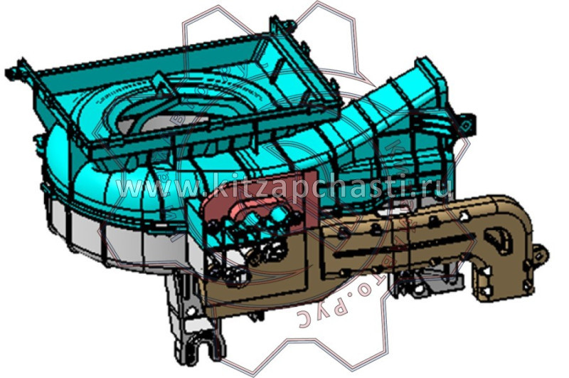 Корпус отопителя EXEED TXL FL 301001784AA
