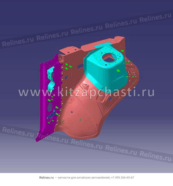 Арка колёсная передняя левая Chery Tiggo 2 Pro 509001092AADYJ